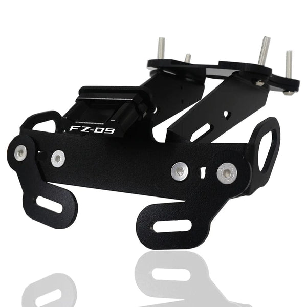 Planet Gates FZ-09 For Yamaha MT-09 MT09 MT 09 SP 2021 2022 Rear Fender Registration Bracket License Plate Holder Frame Tail Tidy with LED light