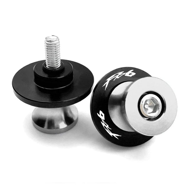 Planet Gates FZ6 Silver For YAMAHA FZ1 FZ-1 2006-2015 FZ6 N S 2004-2016 FZ8 FZ-8 2010-2018 Fazer Motorcycle M6 Swingarm Sliders Screw Swing Stand Screws