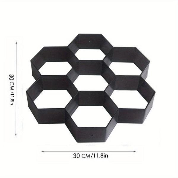 Planet Gates G 1pc, Garden Walk Pavement Mold DIY Manually Paving Cement Brick Stone Road Concrete Molds