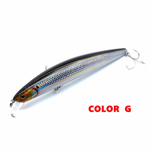 Planet Gates G ae160 / CHINA AOCLU-Floating Jerkbait Wobbler Hard Bait Minnow Saltwater Tuna Fishing Lure UV Coating, Glow, 160mm, 30g Diving Depth, 0.5-1.5m