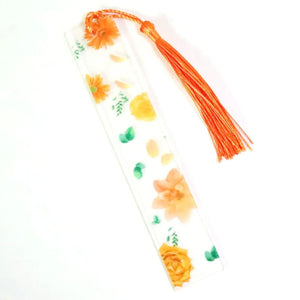 Planet Gates G Pretty Flower Acrylic Ruler Bookmarks with Tassels 14cm Ruler Bookmark Student Teacher Stationery School/office Supplies