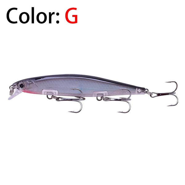 Planet Gates G Proleurre Fishing Lures 11cm 13.8g Sinking Minnow Wobblers Plastic Artificial Baits With Hook for Bass Pike Carp Swimbait Tackle