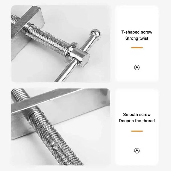 Planet Gates G-type Woodworking Fixture Steel Strong F-clip Board Flat Steel Clamping Device C-type Rocker Carpentry DIY Fixed Clip