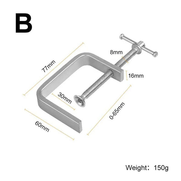 Planet Gates G-type Woodworking Fixture Steel Strong F-clip Board Flat Steel Clamping Device C-type Rocker Carpentry DIY Fixed Clip