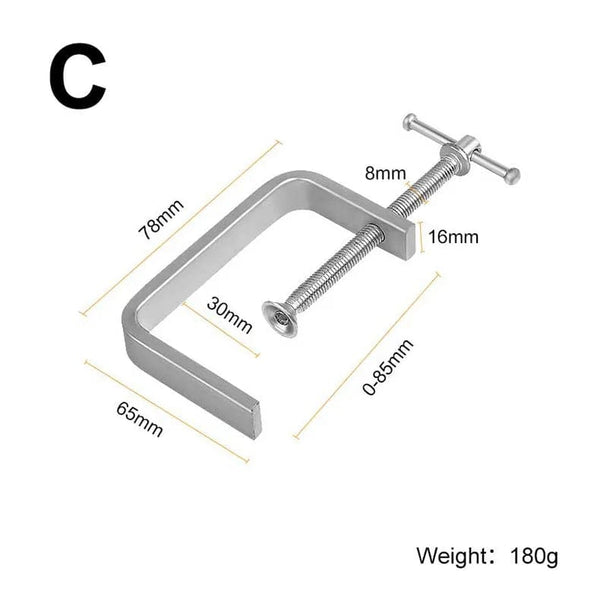 Planet Gates G-type Woodworking Fixture Steel Strong F-clip Board Flat Steel Clamping Device C-type Rocker Carpentry DIY Fixed Clip
