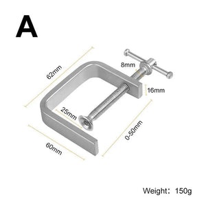 Planet Gates G-type Woodworking Fixture Steel Strong F-clip Board Flat Steel Clamping Device C-type Rocker Carpentry DIY Fixed Clip