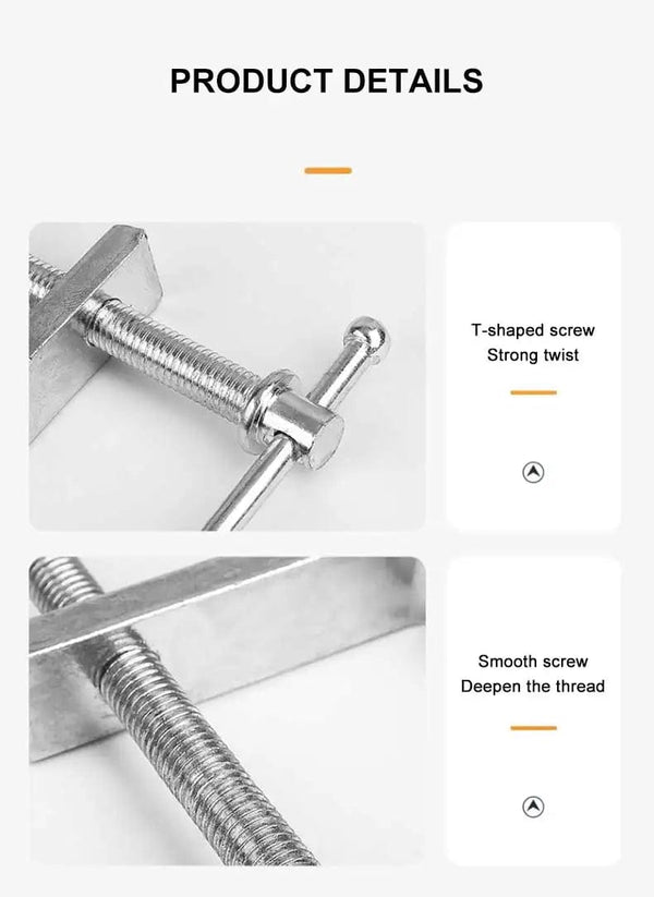 Planet Gates G-type Woodworking Fixture Steel Strong F-clip Board Flat Steel Clamping Device C-type Rocker Carpentry DIY Fixed Clip