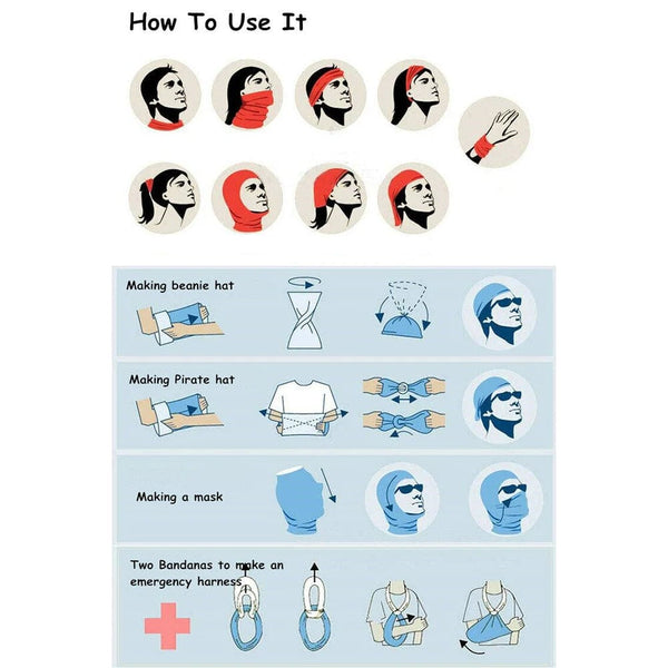 Planet Gates G039 / CHINA Fashion Men Women Head Face Neck Sunshade Collar Gaiter Tube Bandana Scarf  Sports Headwear Scarf Dustproof Outdoor Fishing