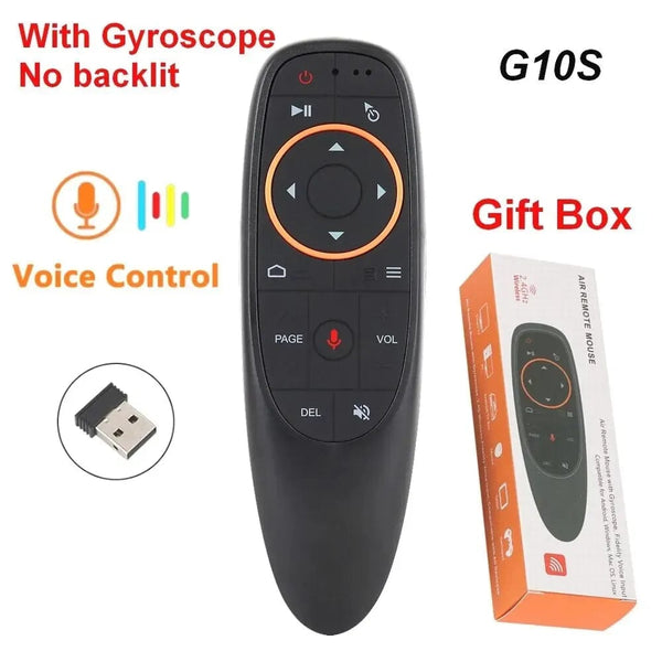 Planet Gates G10S With Gyro G10S Air Mouse Voice Remote Control 2.4G Wireless Gyroscope IR Learning for H96 MAX X88 PRO Android TV Box HK1