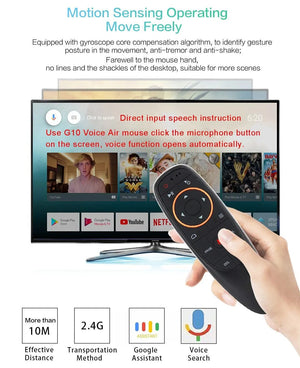 Planet Gates G10S With Gyro G10S Air Mouse Voice Remote Control 2.4G Wireless Gyroscope IR Learning for H96 MAX X88 PRO Android TV Box HK1