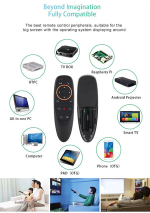 Planet Gates G10S With Gyro G10S Air Mouse Voice Remote Control 2.4G Wireless Gyroscope IR Learning for H96 MAX X88 PRO Android TV Box HK1