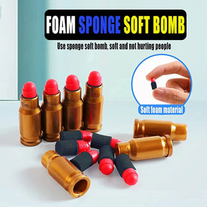 Planet Gates G17 Soft Bullet Toy Gun Shell Ejection Foam Darts Pistol Desert Eagle Airsoft Gun With Silencer For Kid Adult