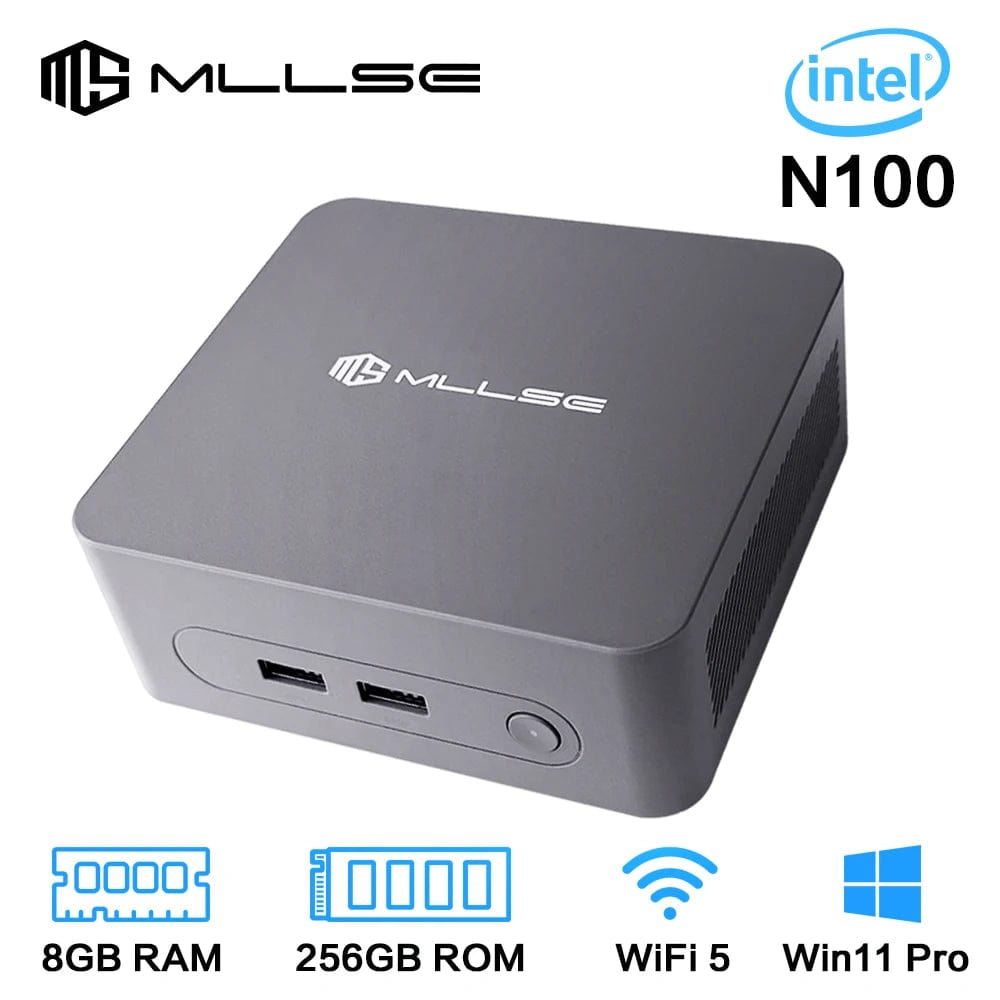 Planet Gates G3 / us / 8GB RAM 256GB ROM MLLSE G3 Mini PC Gemini-Lake N100 Windows 11 Pro Intel 12th DDR4 8GB RAM 256GB ROM WiFi 5 BT4.2 Desktop Computer Mini Pc Work