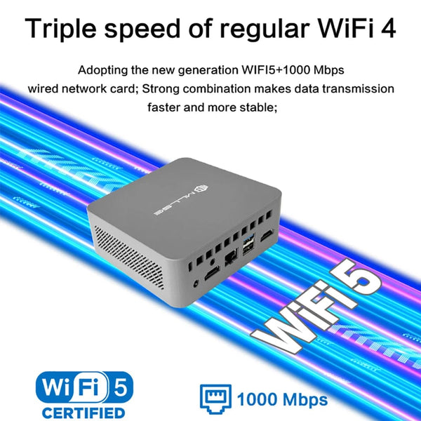 Planet Gates G3 / us / 8GB RAM 256GB ROM MLLSE G3 Mini PC Gemini-Lake N100 Windows 11 Pro Intel 12th DDR4 8GB RAM 256GB ROM WiFi 5 BT4.2 Desktop Computer Mini Pc Work