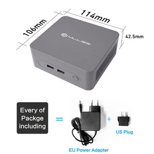 Planet Gates G3 / us / 8GB RAM 256GB ROM MLLSE G3 Mini PC Gemini-Lake N100 Windows 11 Pro Intel 12th DDR4 8GB RAM 256GB ROM WiFi 5 BT4.2 Desktop Computer Mini Pc Work