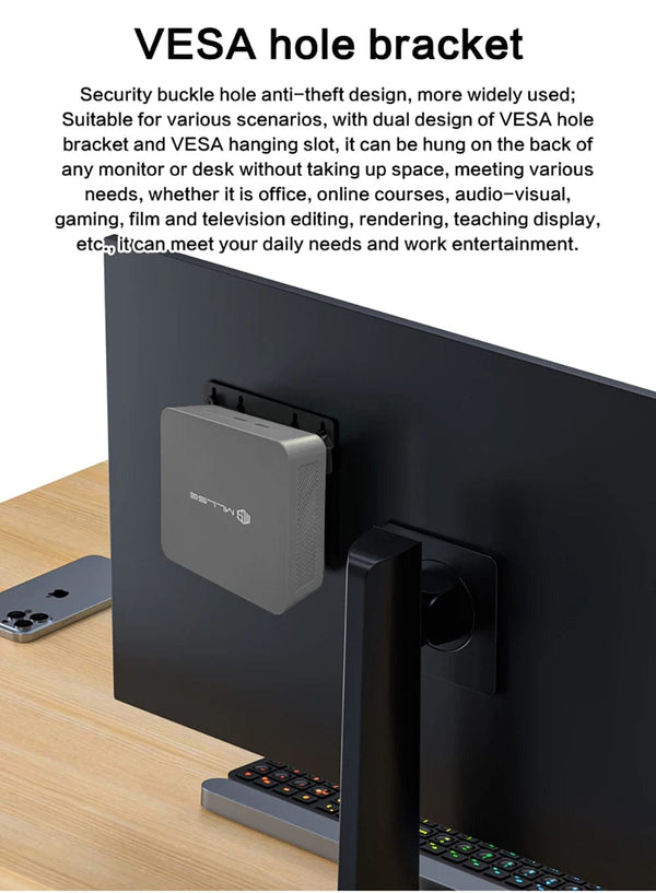 Planet Gates G3 / us / 8GB RAM 256GB ROM MLLSE G3 Mini PC Gemini-Lake N100 Windows 11 Pro Intel 12th DDR4 8GB RAM 256GB ROM WiFi 5 BT4.2 Desktop Computer Mini Pc Work