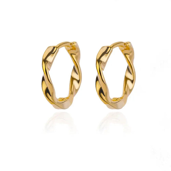 Planet Gates G4 / CHINA Heart Stainless Steel Earrings for Women Zircon Gold Color Hoop Earring Aesthetic Waterproof Ear Piercing Jewelry Accessories