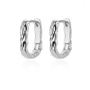 Planet Gates G4 / CHINA Heart Stainless Steel Earrings for Women Zircon Gold Color Hoop Earring Aesthetic Waterproof Ear Piercing Jewelry Accessories