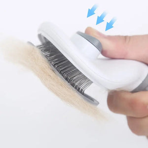 Planet Gates G437A Pet Hair Removal Brush Dog Hair Comb Stainless Steel Automatic Hair Fading Cat Comb Pet Cleaning Grooming Supplies