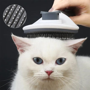 Planet Gates G437A Pet Hair Removal Brush Dog Hair Comb Stainless Steel Automatic Hair Fading Cat Comb Pet Cleaning Grooming Supplies