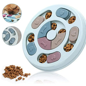 Planet Gates G504A blue Pet Feeder Dog Educational Toys Increase Puppy Intellectual Food Dispenser Interactive Educational Feeding Toys