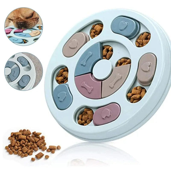 Planet Gates G504A blue Pet Feeder Dog Educational Toys Increase Puppy Intellectual Food Dispenser Interactive Educational Feeding Toys