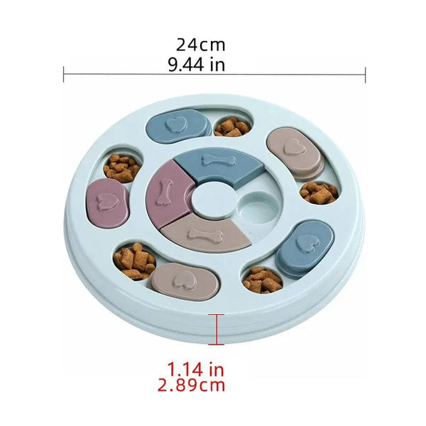 Planet Gates G504A blue Pet Feeder Dog Educational Toys Increase Puppy Intellectual Food Dispenser Interactive Educational Feeding Toys