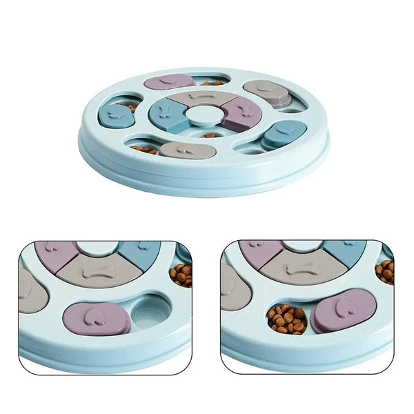 Planet Gates G504A blue Pet Feeder Dog Educational Toys Increase Puppy Intellectual Food Dispenser Interactive Educational Feeding Toys