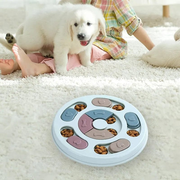 Planet Gates G504A blue Pet Feeder Dog Educational Toys Increase Puppy Intellectual Food Dispenser Interactive Educational Feeding Toys
