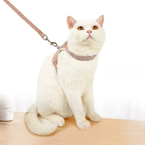 Planet Gates G621A Dog Leash Cute Vest for Small Pets Kittens Undershirt Type Breathable Adjustable Chest Harness Outdoor Walking Pet Supplies