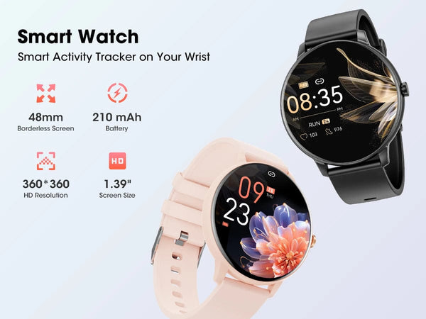 Planet Gates G8 black Karchilor 2024 Women'S Smartwatch Bluetooth Call 1.39 Touch Screen smart watches for men Health MonitoringIp67Waterproof Fitness