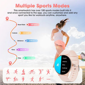 Planet Gates G8 black Karchilor 2024 Women'S Smartwatch Bluetooth Call 1.39 Touch Screen smart watches for men Health MonitoringIp67Waterproof Fitness