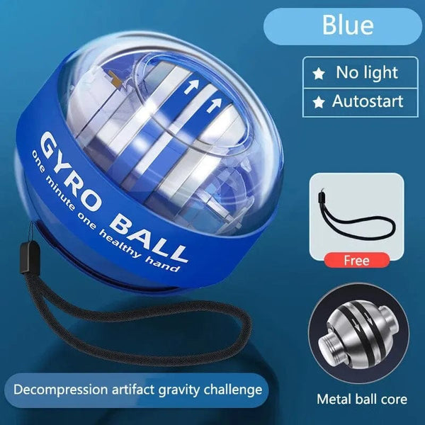 Planet Gates G976C-blue Gyroscopic Powerball Autostart Range Gyro Power Wrist Ball Arm Hand Muscle Force Trainer Fitness Equipment Decompression Toy