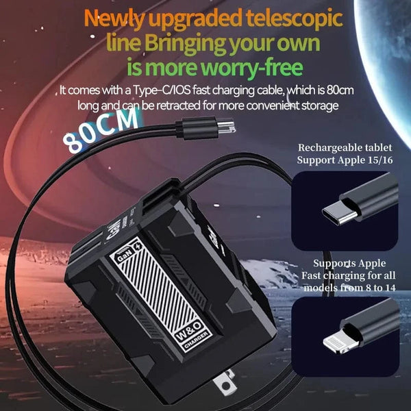 Planet Gates GaN 20W Fast charging PD3.0 Charger Type C lighting For iPhone 12 13 Samsung Huawei Xiaomi Mobile Phone EU/US Plug Wall Charger