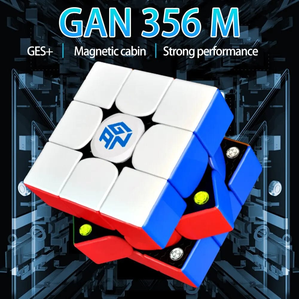 Planet Gates GAN 356 M 3x3x3 Magnetic Magic Speed Cube Stickerless Gan 356M Professional Fidget Toys GAN 356 M Lite Cubo Magico Puzzle