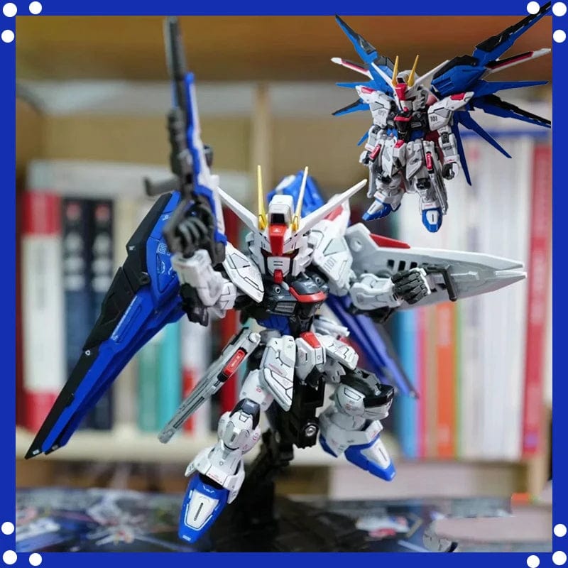 Planet Gates GAOGAO MGSD SEED ZGMF-X10A Freedom Model Kit  With Stickers And Platforms Assemble Mecha Model Assembling Anime Statue Toys