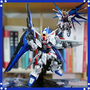 Planet Gates GAOGAO MGSD SEED ZGMF-X10A Freedom Model Kit  With Stickers And Platforms Assemble Mecha Model Assembling Anime Statue Toys