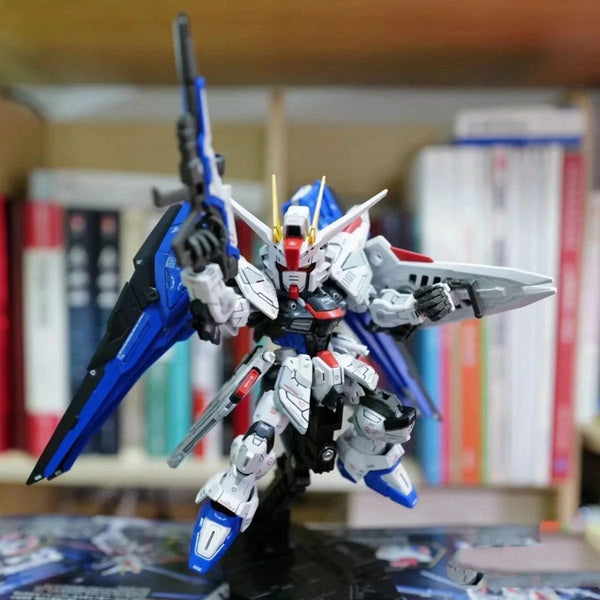 Planet Gates GAOGAO MGSD SEED ZGMF-X10A Freedom Model Kit  With Stickers And Platforms Assemble Mecha Model Assembling Anime Statue Toys
