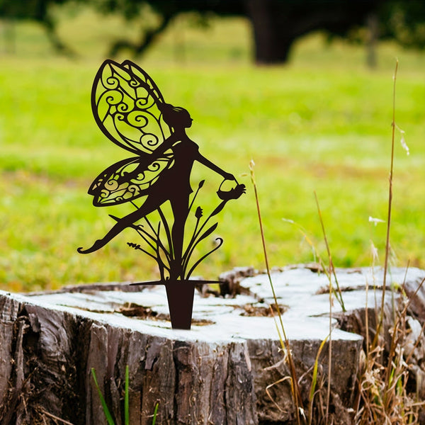 Planet Gates Garden Fairy Alette: An Exclusive Metal Outdoor Decor For Your Patio And Lawn