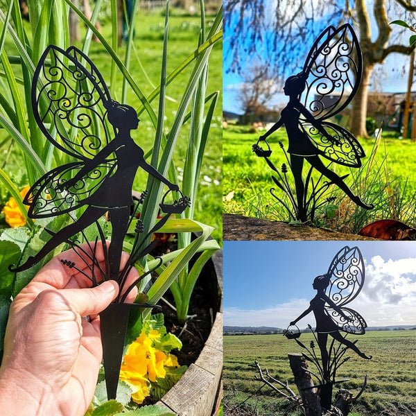 Planet Gates Garden Fairy Alette: An Exclusive Metal Outdoor Decor For Your Patio And Lawn