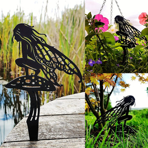 Planet Gates Garden Fairy Alette: An Exclusive Metal Outdoor Decor For Your Patio And Lawn