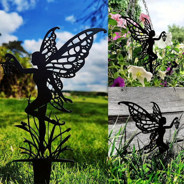 Planet Gates Garden Fairy Alette: An Exclusive Metal Outdoor Decor For Your Patio And Lawn