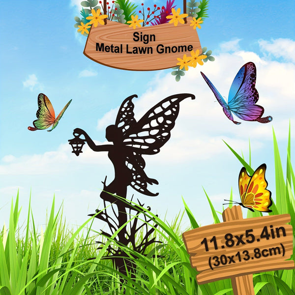 Planet Gates Garden Fairy Alette: An Exclusive Metal Outdoor Decor For Your Patio And Lawn