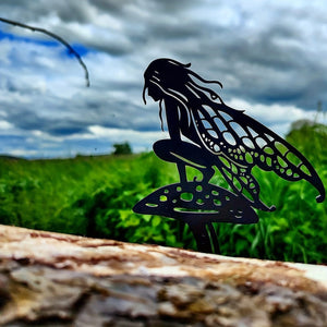 Planet Gates Garden Fairy Alette: An Exclusive Metal Outdoor Decor For Your Patio And Lawn