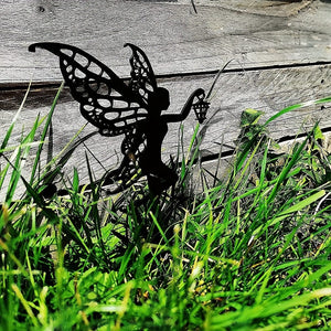 Planet Gates Garden Fairy Alette: An Exclusive Metal Outdoor Decor For Your Patio And Lawn