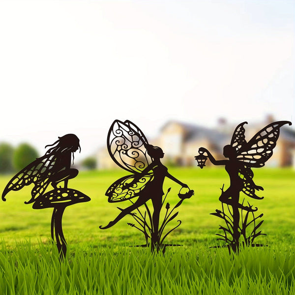 Planet Gates Garden Fairy Alette: An Exclusive Metal Outdoor Decor For Your Patio And Lawn