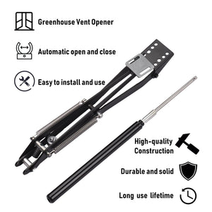 Planet Gates Garden Greenhouse Automatic Window Vent Opener Temperature Sensor Open Tools Outdoor Camping Indoor Green House Window Opener