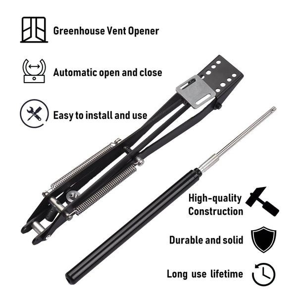 Planet Gates Garden Greenhouse Automatic Window Vent Opener Temperature Sensor Open Tools Outdoor Camping Indoor Green House Window Opener