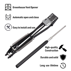 Planet Gates Garden Greenhouse Automatic Window Vent Opener Temperature Sensor Open Tools  Outdoor Camping Indoor Green House Window Opener