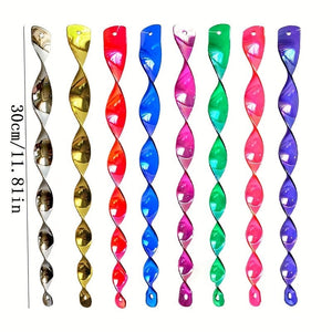 Planet Gates Garden Patio Decoration: 1pc Bird Repellent Scare Strip, Spiral Wind Spinning Bird Catcher & Wind Chimes - Perfect Memorial Gifts!